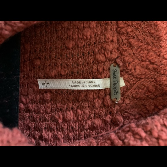 Free People Oversized Knit Turtleneck Sweater - Picture 6 of 6